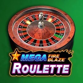 Mega Fire Blaze Roulette online game logo by Playtech on marmita-sports.gr